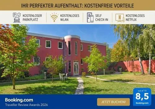 Residence Moai - Gardenview - Business Travel - kostenloser Parkplatz, Glasfaser, Waschtrockner, Smart TV, Qbo ESSENTIAL, ergonomischer Schreibtisch in Erlangen, Deutschland
