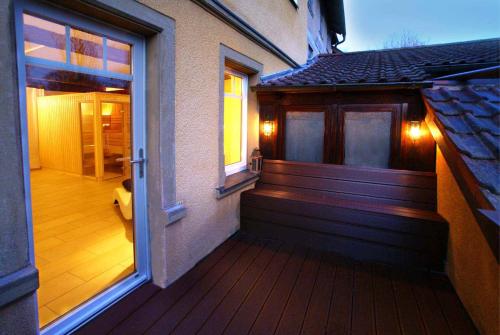 桑拿, Apartment 180 qm BIBERBURG, in der romantischen Rodermuhle an der Frankischen Saale in Deutschlands  in 哈默爾堡