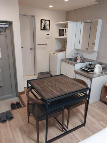 Kitchen, 도쿄 로컬스테이, 신주쿠 시부야 20분대, 해리포터스튜디오 온천 도보 10분대, 유니스테이 네리마 in Nerima