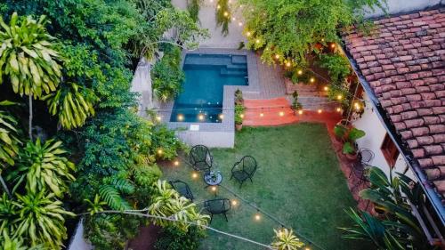 Dos habitaciones en casa colonial familiar con piscina en el centro de Asunción