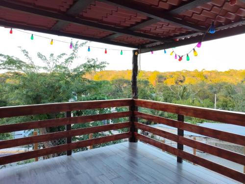 Balcony/terrace, Casa tierno amanecer in Xpujil