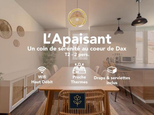 L'Apaisant - Un coin de sérénité au cœur de Dax - Location saisonnière - Dax