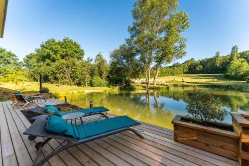 LACabane Lodge Nature in Montazeau