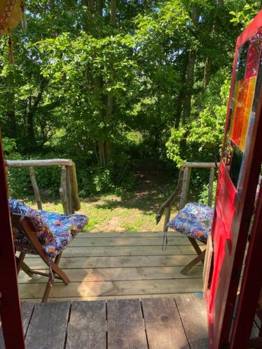 The Shangri La sunset yurt in Boraston