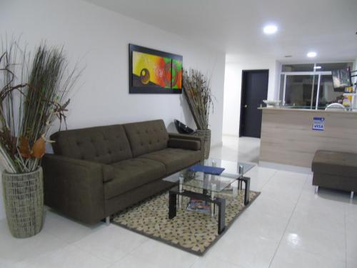 Αίθουσα υποδοχής, Blue Emerald Inn in νήσος Σαν Αντρές