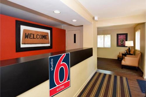 Előcsarnok, Studio 6 Extended Stay Washington, D.C.&nbsp; Gaithersburg&nbsp; South&nbsp; &nbsp;MD in Gaithersburg (Maryland)