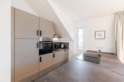 Konyha, Das Salzamt - Boutique Apartments in Gmunden