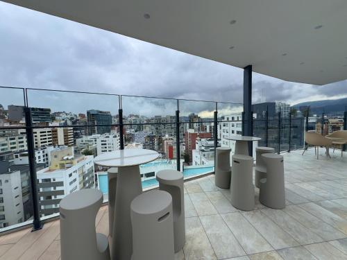Erkély/terasz, Nuevo Estudio Cielo 11 - Vista al Parque La Carolina in El Batan