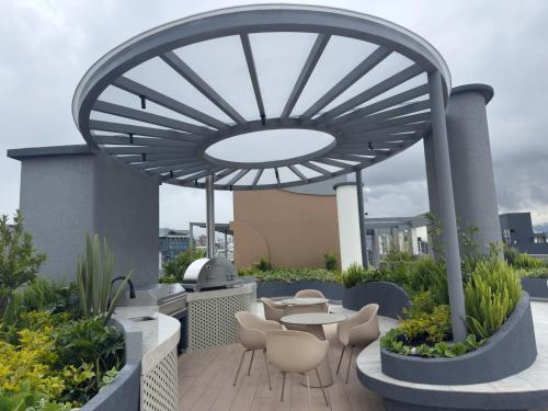 Erkély/terasz, Nuevo Estudio Cielo 11 - Vista al Parque La Carolina in El Batan