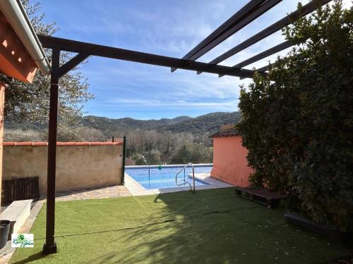 Peldbaseins, The most beautiful garden and pool in the Sierra de Aracena in La Nava