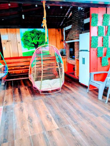 CABAÑA tipo habitación con balcón en Zacatlàn in Zacatlán, Mexico