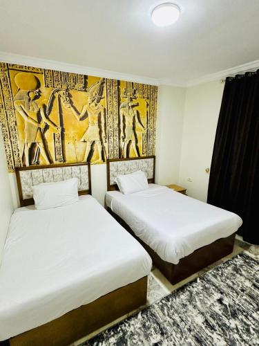 Apartment with panoramic view of the Pyramids, suitable for families, Giza
