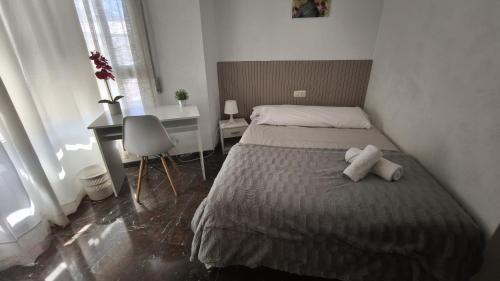 1 double bed