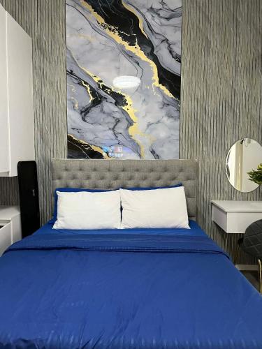 Bed, Studio With Balcony Gaisano Buhangin in Cabantian
