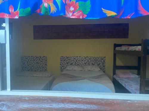 1 double bed, 2 twin beds, 1 bunk bed, 1 sofa bed