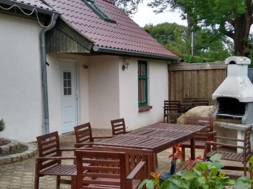 Balkons/terase, Apartment Kleine Ferienwohnung in Groß Mohrdorf mit Terras by Interhome in Gross Mohrdorf