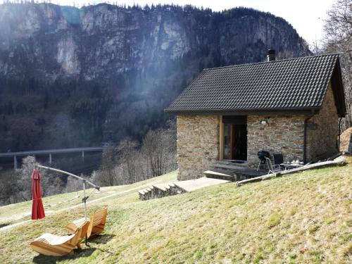 Erkély/terasz, Holiday Home Rustico Raslina by Interhome in Faido
