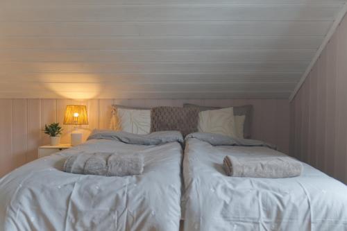 Cozy Nordic Attic with Smart TV & Modern Bathroom in Drammen