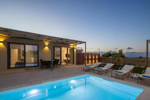 Stylish Villa Vianello with Heated Pool and BBQ, near Rethymno gîte à louer Adele