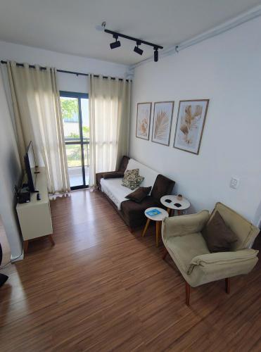 Apartamento no Recreio perto da Praia, 2 quartos com ar condicionado, Wi-Fi e varanda – khách sạn tại Recreio Dos Bandeirantes