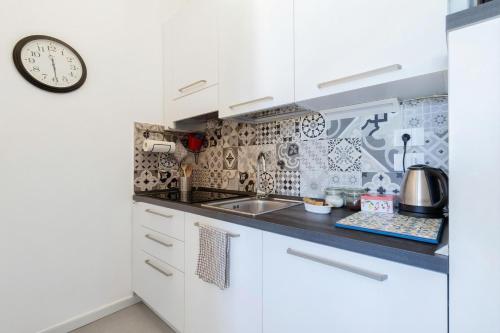 Kitchen, Bilocale vista Mare Giorgio - Happy Rentals in Pivarada
