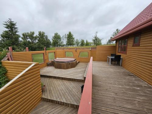 Secret lagoon cabin in Arnes
