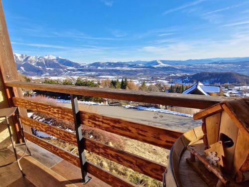 Grand studio, animaux admis - 6 pers., balcon SUD in Saint-Michel-de-Chaillol