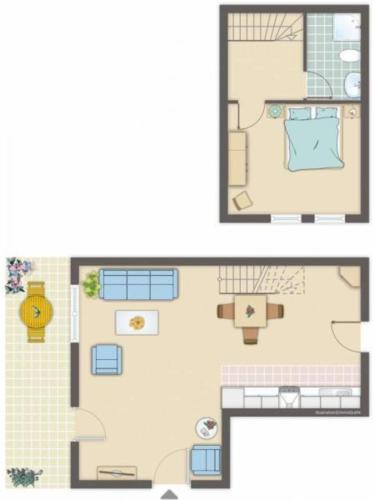 One-Bedroom Apartment room in Haus am Park