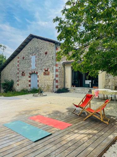 Viesnīcas āriene, Family Home With Pool Near Lectoure in Saint-Clar