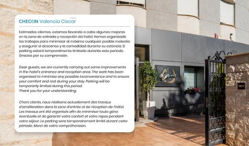 Checkin Valencia Ciscar Hotel de charme Xirivella