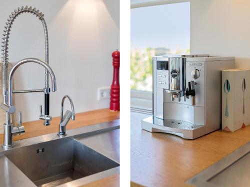 주방, Villa Veerse Horizon in 캠퍼랜드