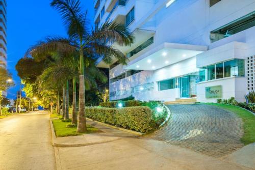 Exterior view, Apartamento en Cartagena con balcon con vista al mar y piscina in Castillogrande