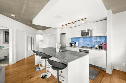 Modern Condo in downtown two bedroom parking lot in Vancouver, Canada