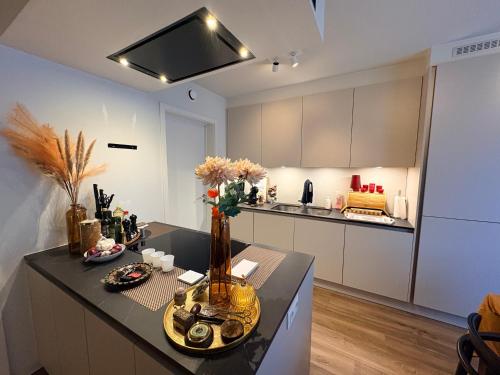 84m2 Boutique and Riverview Luxury Apartment fully equipped with also a Private Garden and a Free Se in 庫爾內