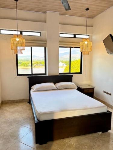 1 double bed