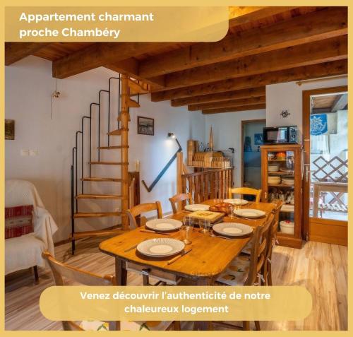 Chez Ludo I T4 I Francin gîte à louer Chignin