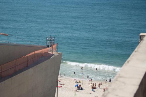 

Charmoso vista praia e mar Copacabana
