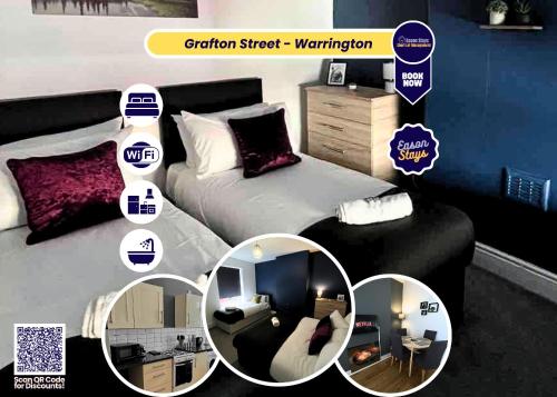 2BR Apt By Eason Stays Short Lets Warrington gîte à louer Warrington Hospital