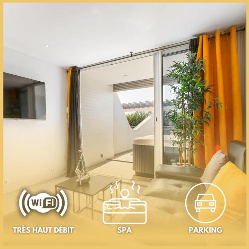 LoveSpa Port Ambonne - terrasse - parking - clim - Village Naturiste