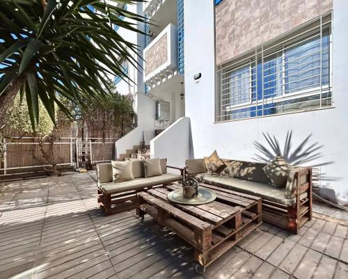Terraza/balcón, Sunny Blue apartment in la Marsa in Sidi Daoud