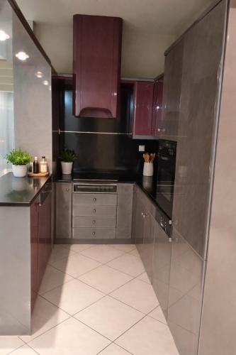 Kitchen, A&S Luxury Apartment in Kavala