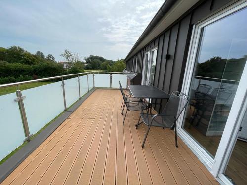 陽台/露台, Ferienhof von Hammel in 克洛彭堡