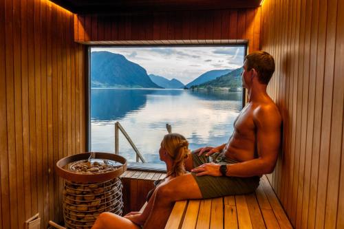 桑拿, Grand Hotel Skei - Unike Hoteller in 史凱伊約斯泰爾
