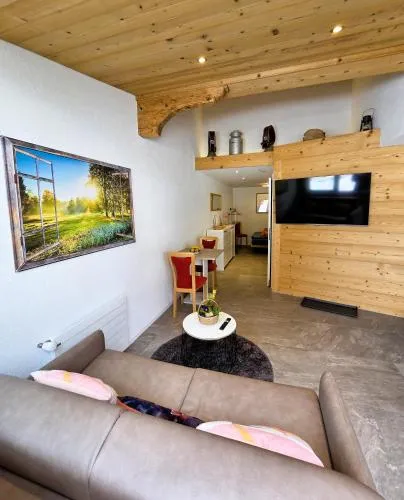 Lilo's one-room apartment in Beatenberg, Schweiz