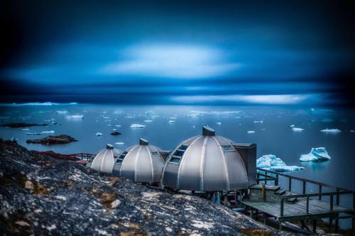Balkong/terasse, Hotel Arctic in Ilulissat