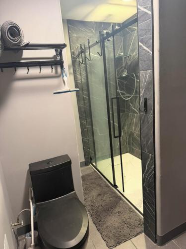 淋浴間, Boonville House on the Hill 2 bedroom fully furnished apartment in 布恩維爾