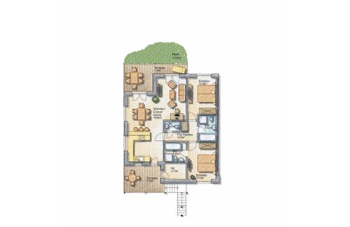 Beach Apartments Heiligenhafen Room Type - 2-Bedroom Apartment mit Meerblick