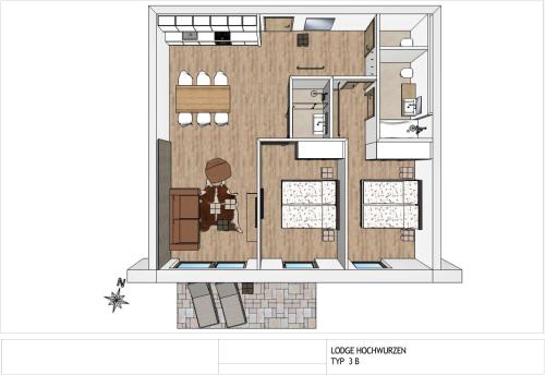 2 bedrooms, 3 beds