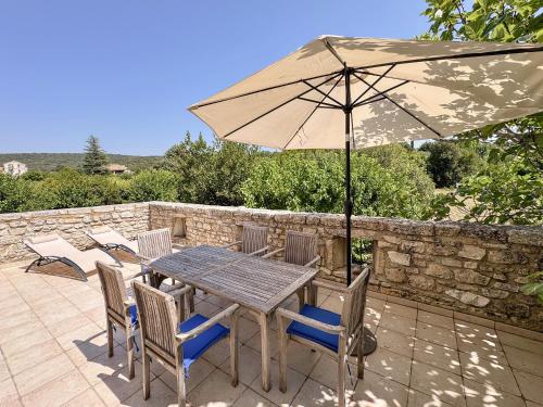 Balkons/terase, Ardèche Ferienhaus (Ardeche Ferienhaus) in Le Garn