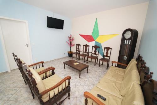 共用Lounge/電視區, Eventos e Hospedagem Sao Jose in 索羅加巴